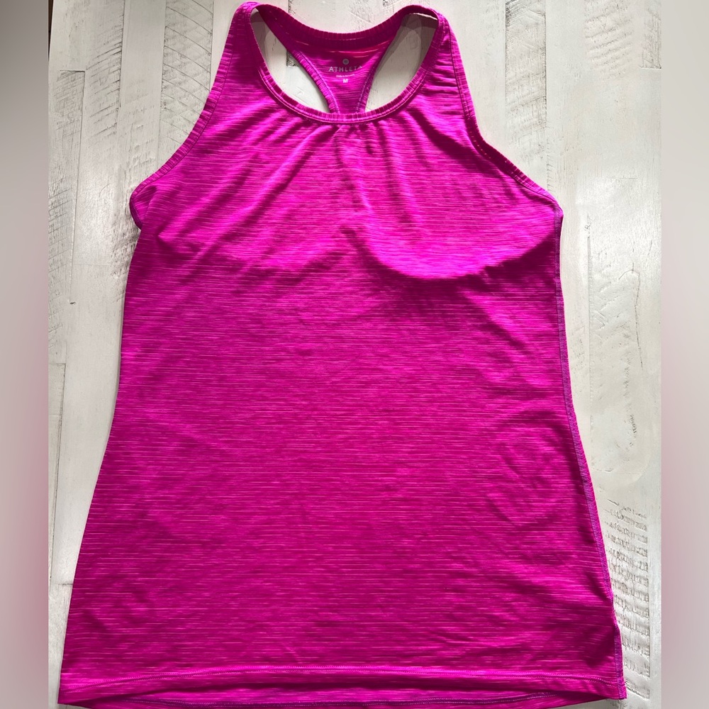 Athleta Hot Pink Size medium racer back tank